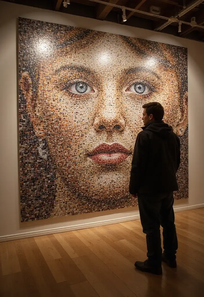 27 Picture Craft Ideas That Turn Photos Into Fun Projects - 5. Photo Mosaic Art