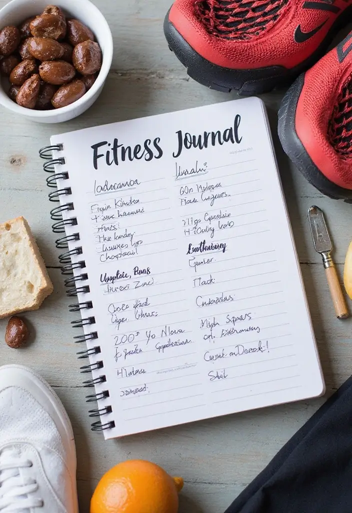 27 Pocket Journal Ideas That Are Portable, Cute, and Handy - 12. Fitness Journal