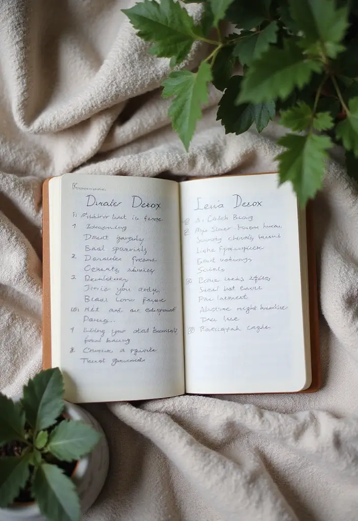 27 Pocket Journal Ideas That Are Portable, Cute, and Handy - 18. Digital Detox Journal