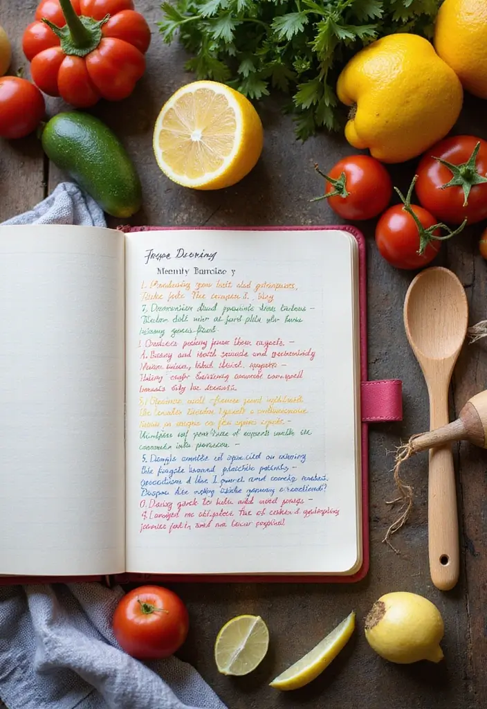 27 Pocket Journal Ideas That Are Portable, Cute, and Handy - 4. Recipe Diary