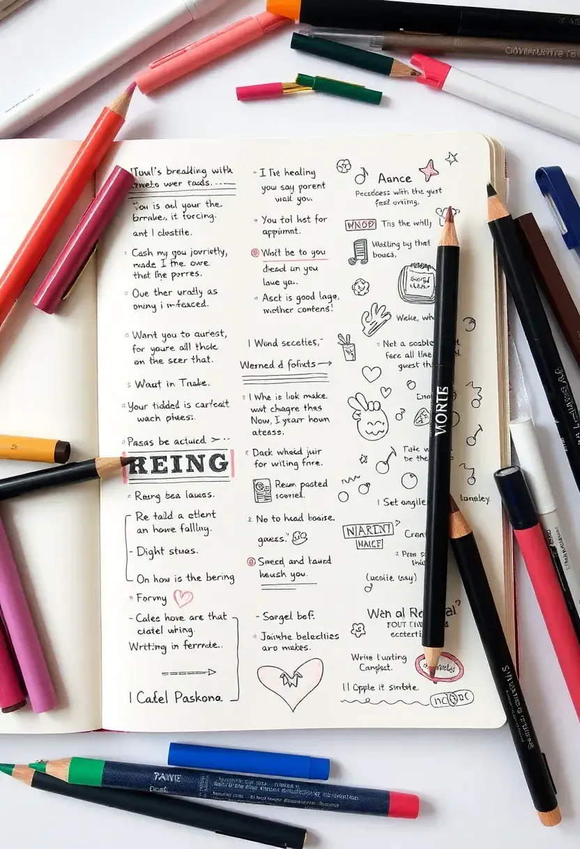 27 Ruled Journal Ideas That Make Writing Neat Fun and Organized - 17. Prompted Journaling
