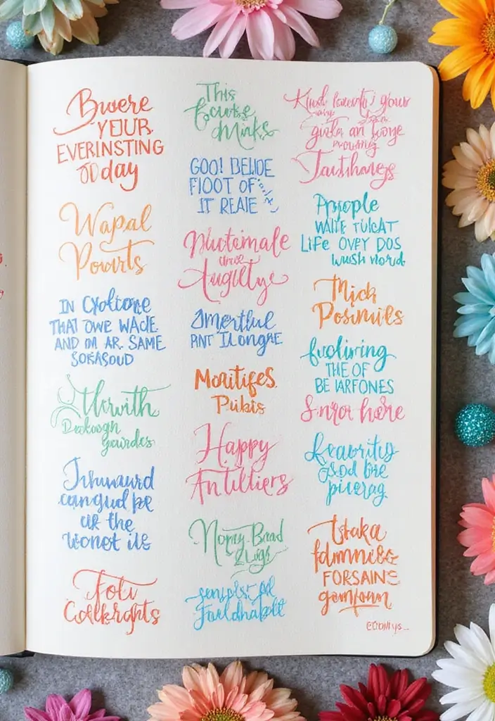 27 Ruled Journal Ideas That Make Writing Neat Fun and Organized - 19. Favorite Quotes Collections