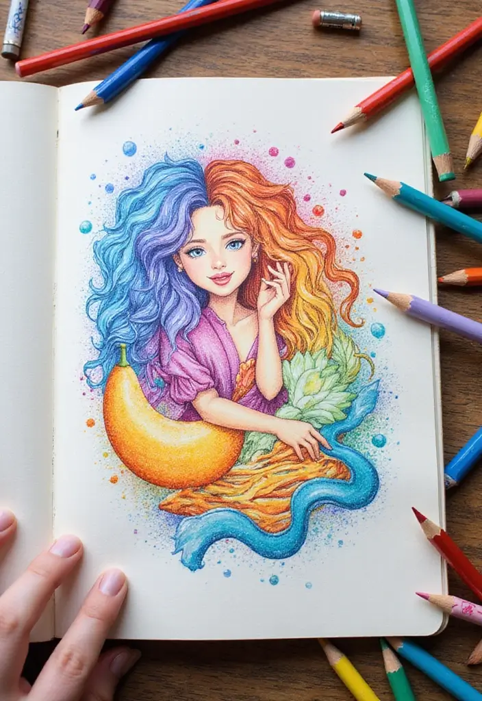 27 Ruled Journal Ideas That Make Writing Neat Fun and Organized - 4. Illustrated Dreamlogs