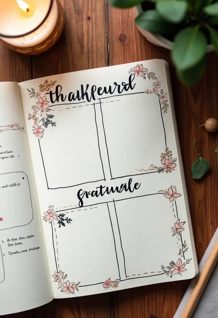 27 Ruled Journal Ideas That Make Writing Neat Fun and Organized - 5. Gratitude Pages