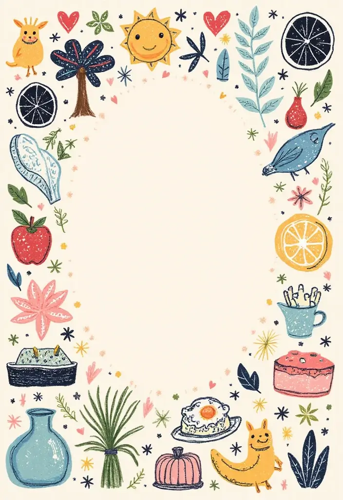 27 Tag Board Decoration Ideas That Are Perfect For Creative Projects - 20. Artistic Doodle Board