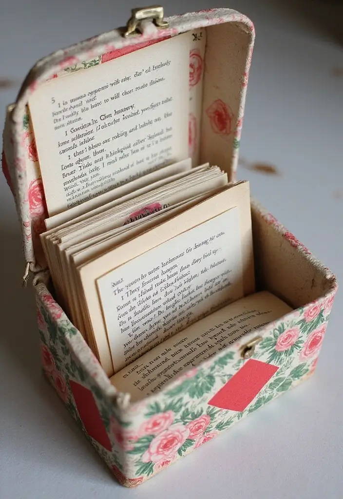 27 Valentine Shoe Box Ideas That Make Romantic Gifts Memorable - 16. Love Story Book