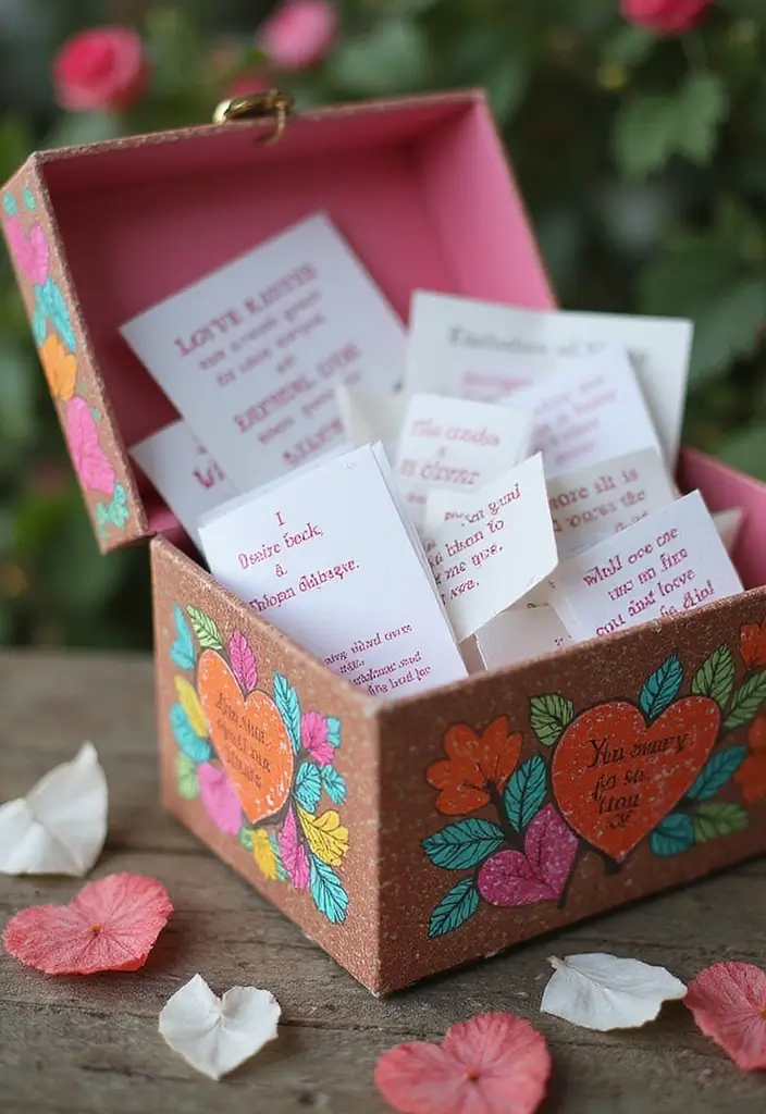 27 Valentine Shoe Box Ideas That Make Romantic Gifts Memorable - 18. Love Quotes Jar
