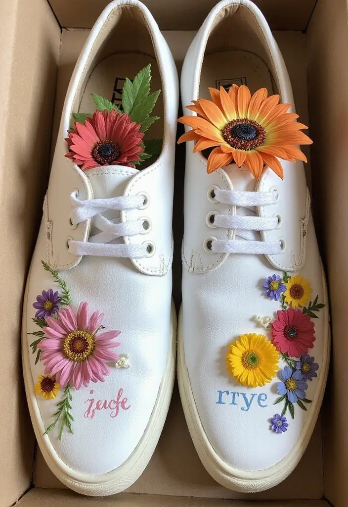 27 Valentine Shoe Box Ideas That Make Romantic Gifts Memorable - 23. Personalized Name Art