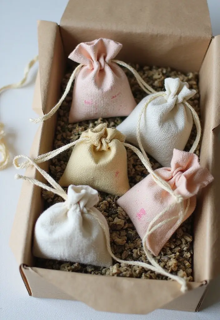 27 Valentine Shoe Box Ideas That Make Romantic Gifts Memorable - 24. DIY Scented Sachets
