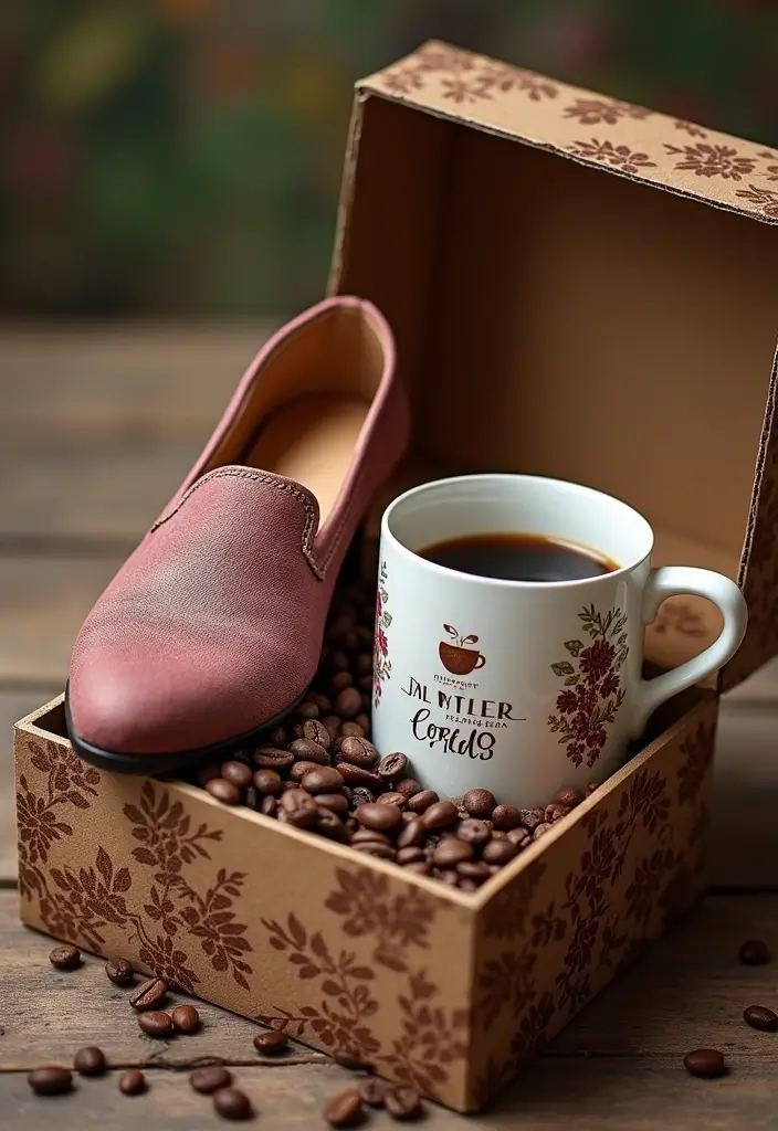 27 Valentine Shoe Box Ideas That Make Romantic Gifts Memorable - 26. Customized Coffee Box