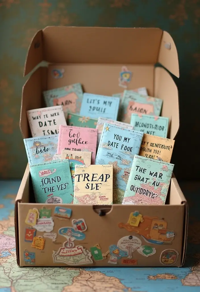 27 Valentine Shoe Box Ideas That Make Romantic Gifts Memorable - 4. Adventure Date Box