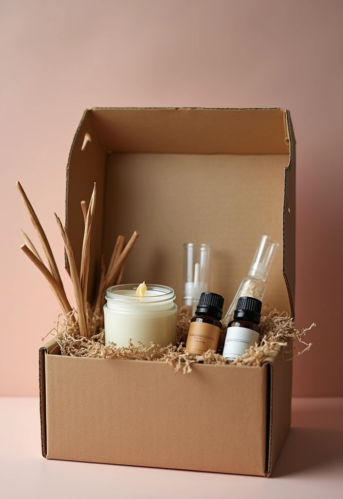 27 Valentine Shoe Box Ideas That Make Romantic Gifts Memorable - 9. DIY Candle Kit