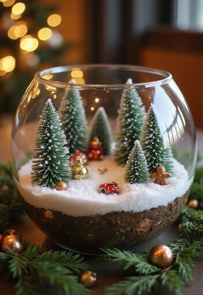 27 Xmas Craft Ideas That Make Your Holidays Extra Special 58 27 Xmas Craft Ideas That Make Your Holidays Extra Special - 12. Winter Wonderland Terrarium