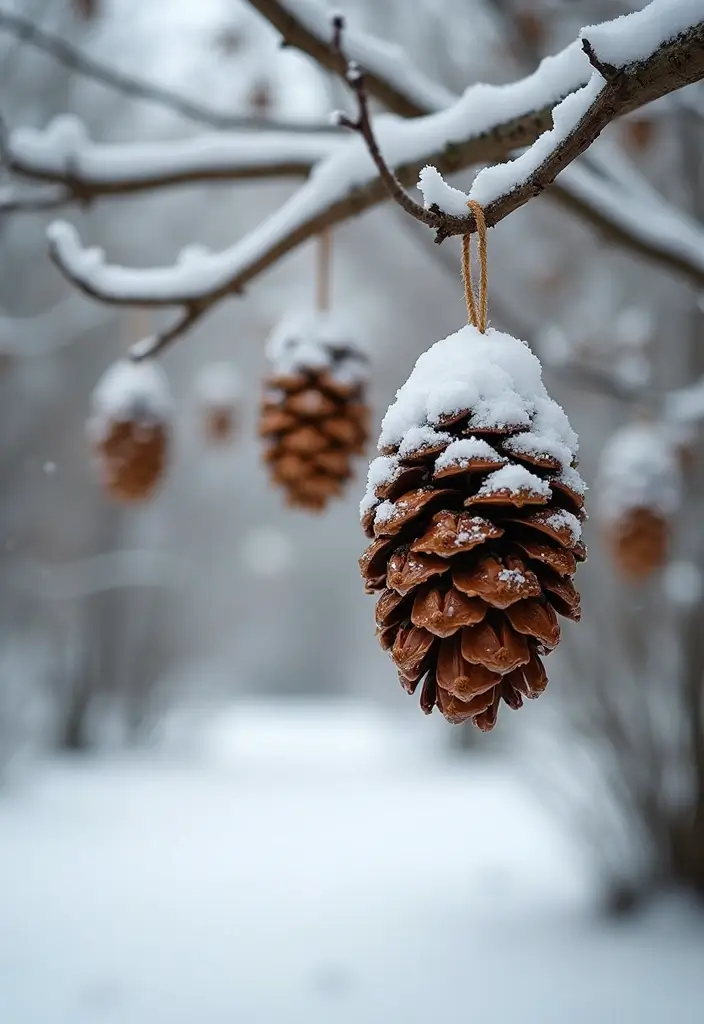 27 Xmas Craft Ideas That Make Your Holidays Extra Special 92 27 Xmas Craft Ideas That Make Your Holidays Extra Special - 18. Pinecone Bird Feeders