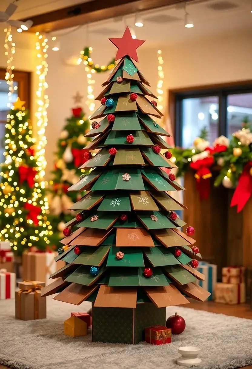 27 Xmas Craft Ideas That Make Your Holidays Extra Special 134 27 Xmas Craft Ideas That Make Your Holidays Extra Special - 24. Eco-Friendly Christmas Tree