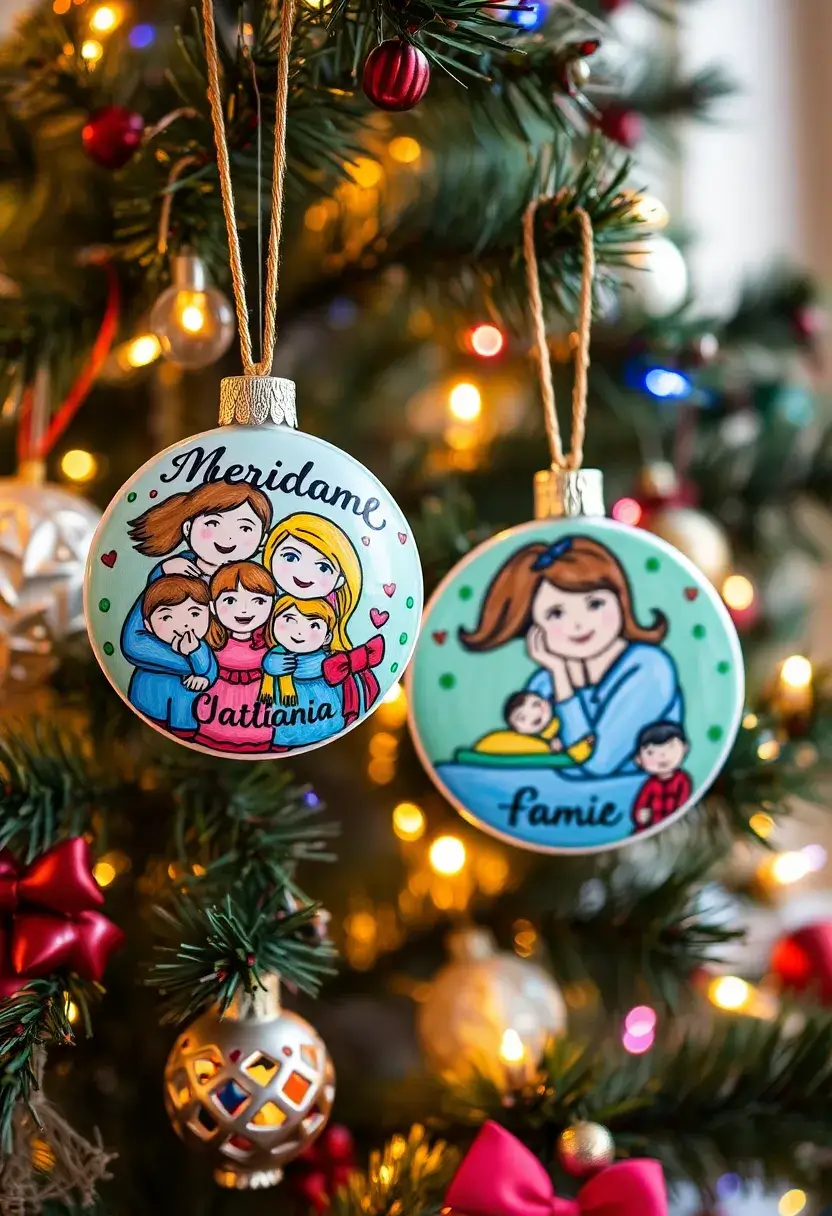 27 Xmas Craft Ideas That Make Your Holidays Extra Special 146 27 Xmas Craft Ideas That Make Your Holidays Extra Special - 26. Personalized Family Ornaments