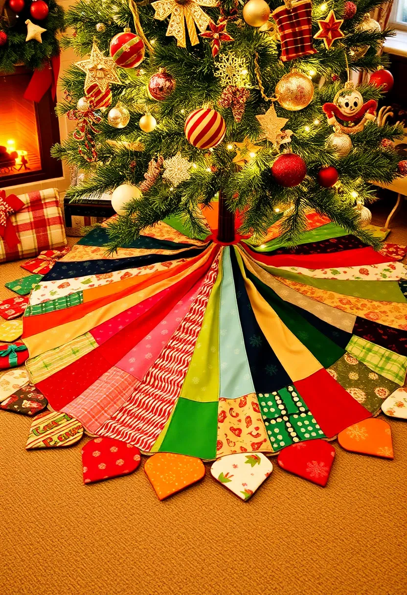 27 Xmas Craft Ideas That Make Your Holidays Extra Special 153 27 Xmas Craft Ideas That Make Your Holidays Extra Special - 27. Eco-Friendly Christmas Tree Skirt