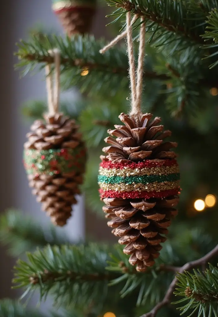 27 Xmas Craft Ideas That Make Your Holidays Extra Special 12 27 Xmas Craft Ideas That Make Your Holidays Extra Special - 4. Pinecone Ornaments
