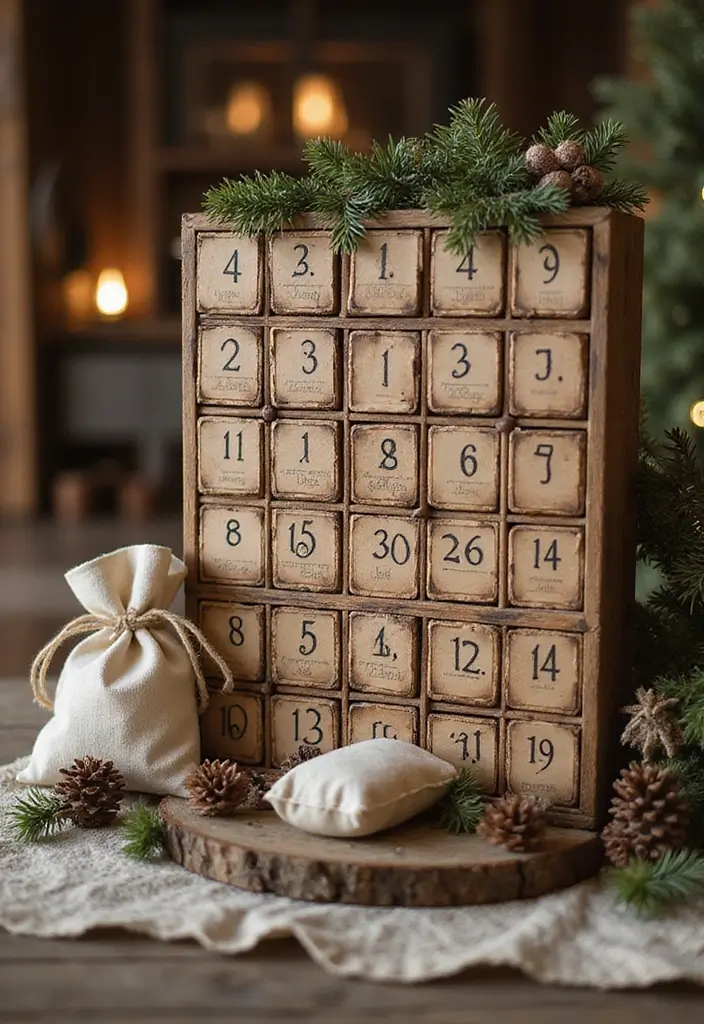 27 Xmas Craft Ideas That Make Your Holidays Extra Special 19 27 Xmas Craft Ideas That Make Your Holidays Extra Special - 5. Natural Advent Calendar