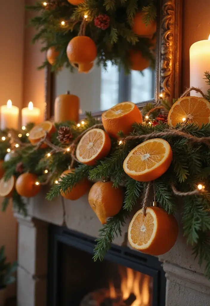 27 Xmas Craft Ideas That Make Your Holidays Extra Special 36 27 Xmas Craft Ideas That Make Your Holidays Extra Special - 8. Dried Orange Garland