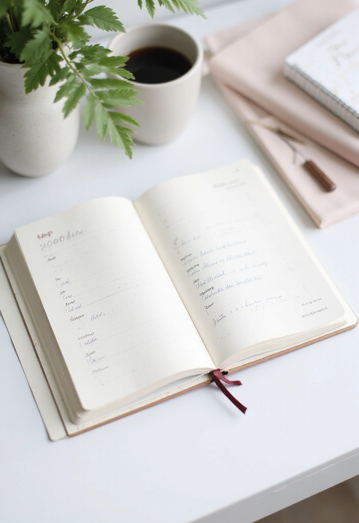 28 A6 Journal Ideas That Are Compact, Cute, and Practical - 1. Minimalist Daily Planner