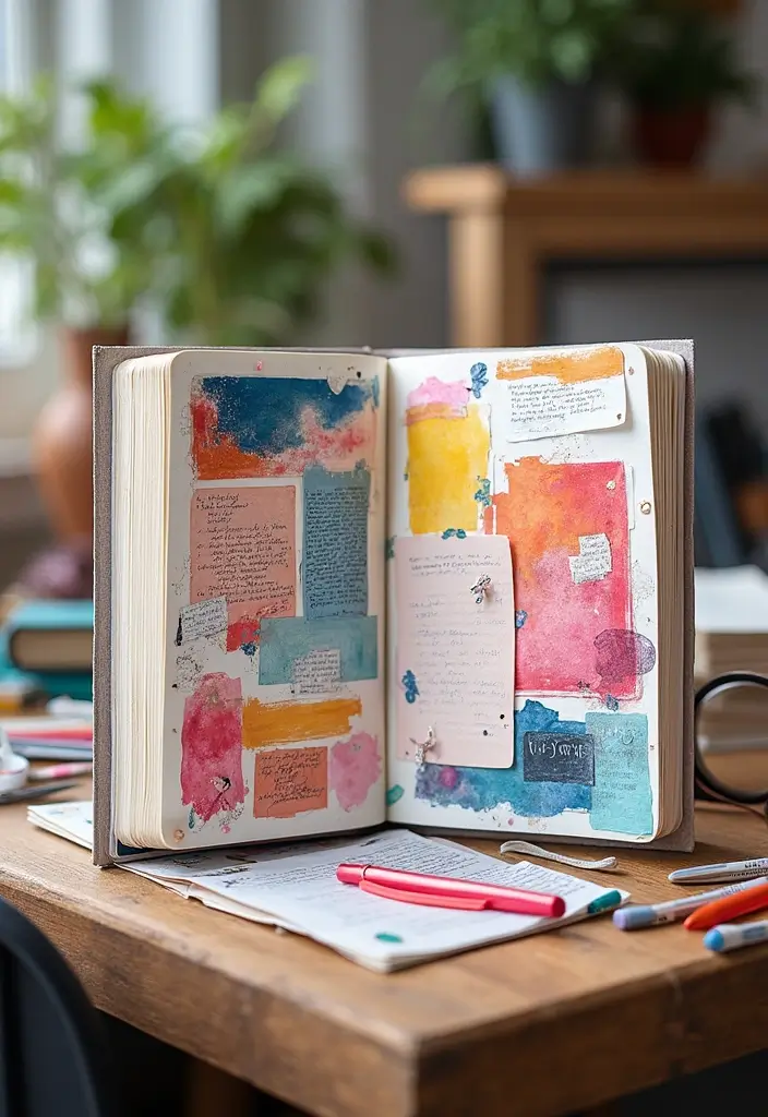 28 A6 Journal Ideas That Are Compact, Cute, and Practical - 15. Mood Board Journal