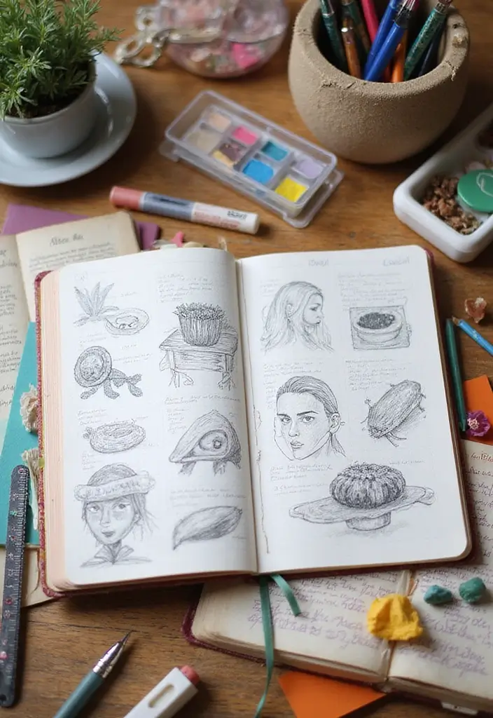 28 A6 Journal Ideas That Are Compact, Cute, and Practical - 22. Craft Project Journal