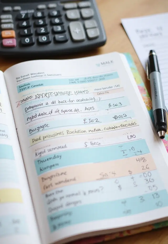 28 A6 Journal Ideas That Are Compact, Cute, and Practical - 24. Budget Journal