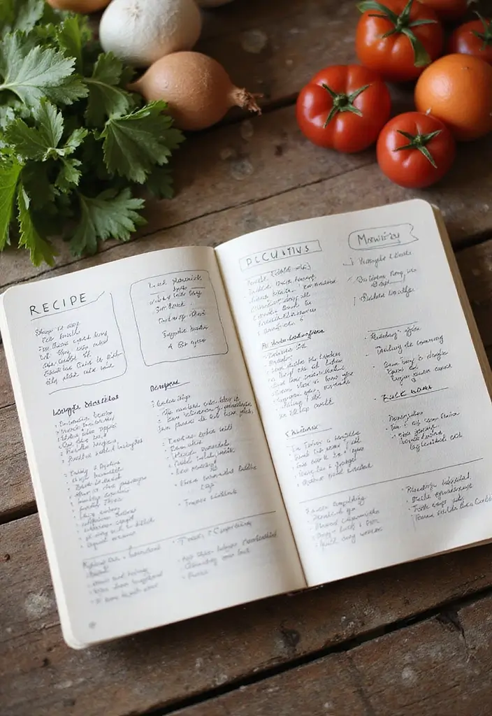 28 A6 Journal Ideas That Are Compact, Cute, and Practical - 4. Recipe Journal