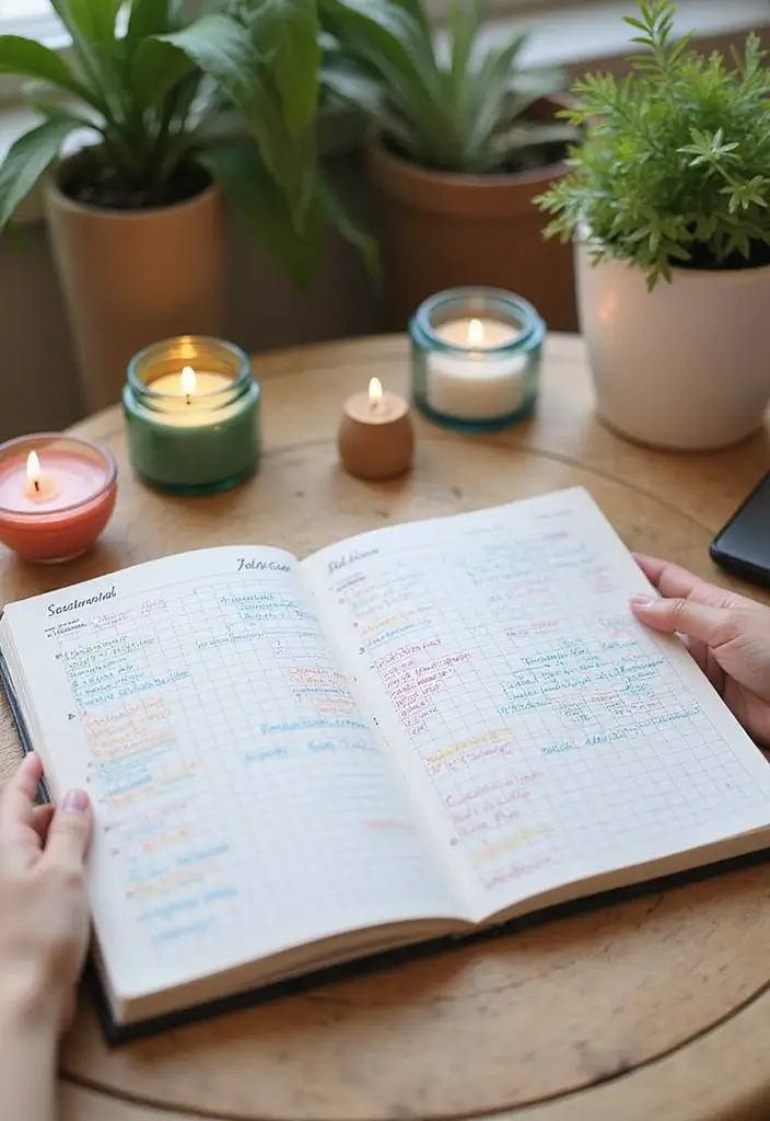 28 A6 Journal Ideas That Are Compact, Cute, and Practical - 5. Self-Care Tracker