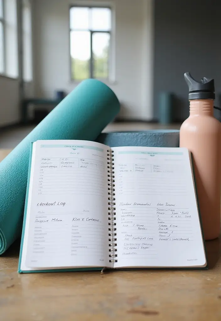 28 A6 Journal Ideas That Are Compact, Cute, and Practical - 9. Fitness Journal
