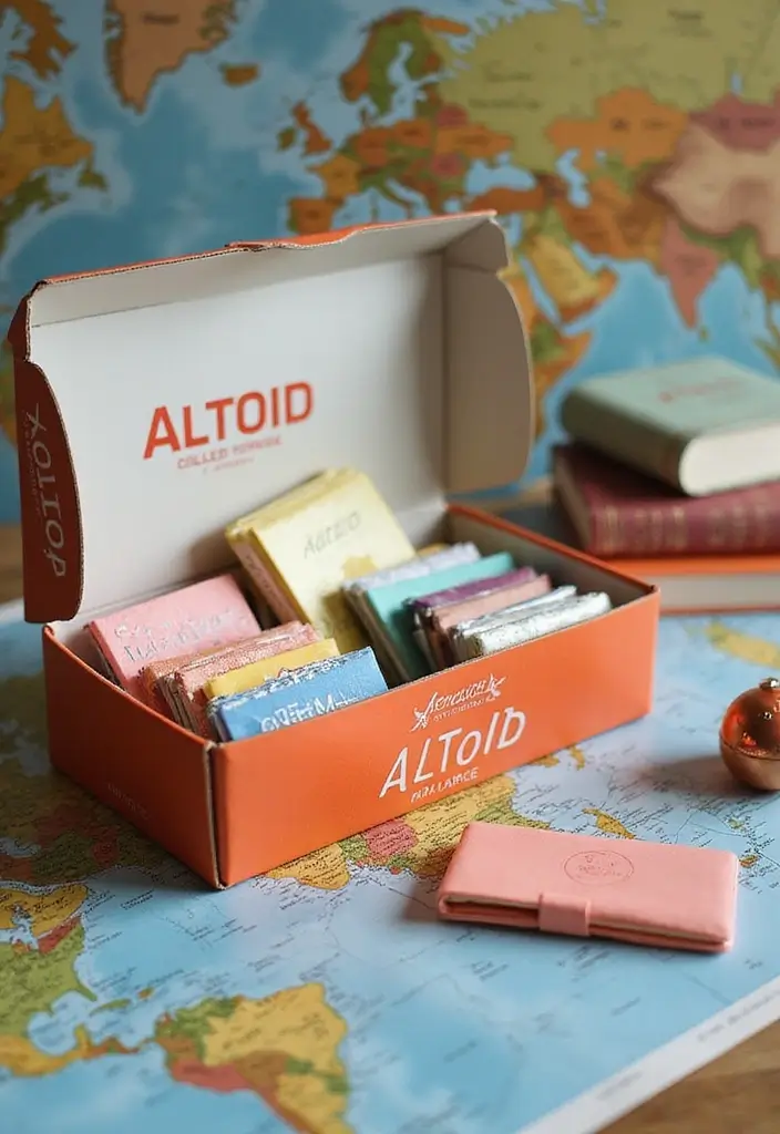 28 Altoid Box Ideas That Make Tiny Containers Fun and Useful - 14. Travel Journal Kit