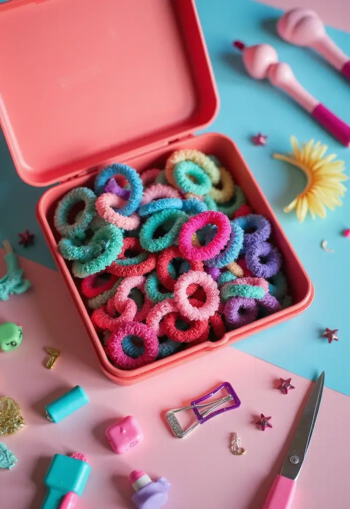 28 Altoid Box Ideas That Make Tiny Containers Fun and Useful - 15. Hair Accessory Organizer