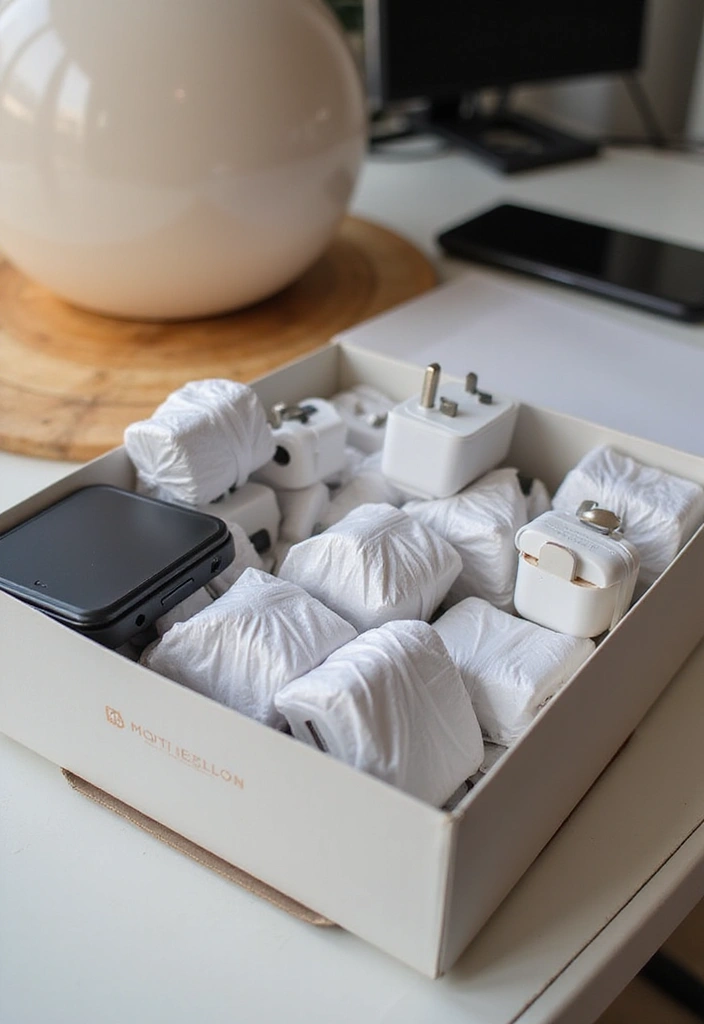 28 Altoid Box Ideas That Make Tiny Containers Fun and Useful - 18. Phone Charger Organizer