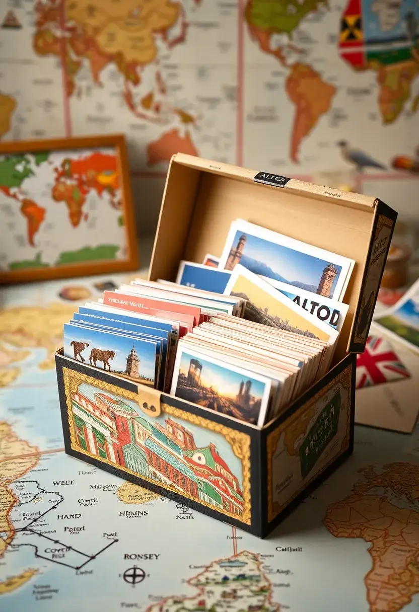 28 Altoid Box Ideas That Make Tiny Containers Fun and Useful - 27. Fun Postcard Collection
