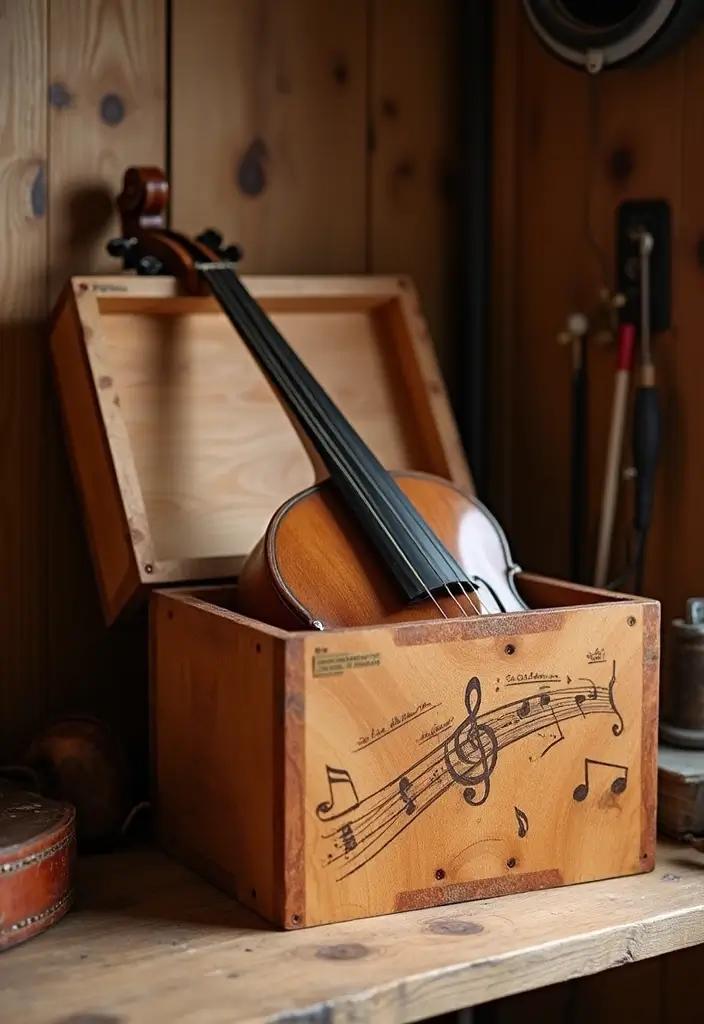 28 Bandsaw Box Ideas That Turn Woodworking Into Art - 20. Musical Instrument Boxes