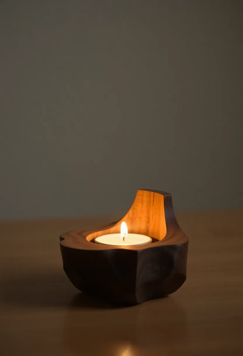 28 Bandsaw Box Ideas That Turn Woodworking Into Art - 23. Decorative Candle Holders