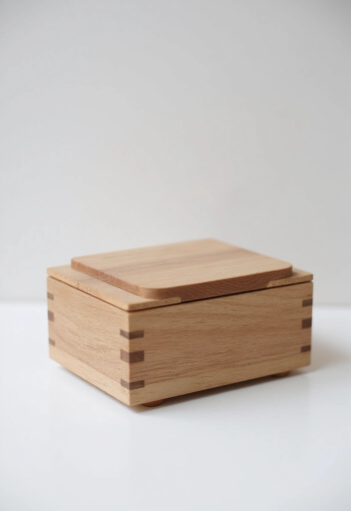 28 Bandsaw Box Ideas That Turn Woodworking Into Art - 9. Modern Minimalist Design
