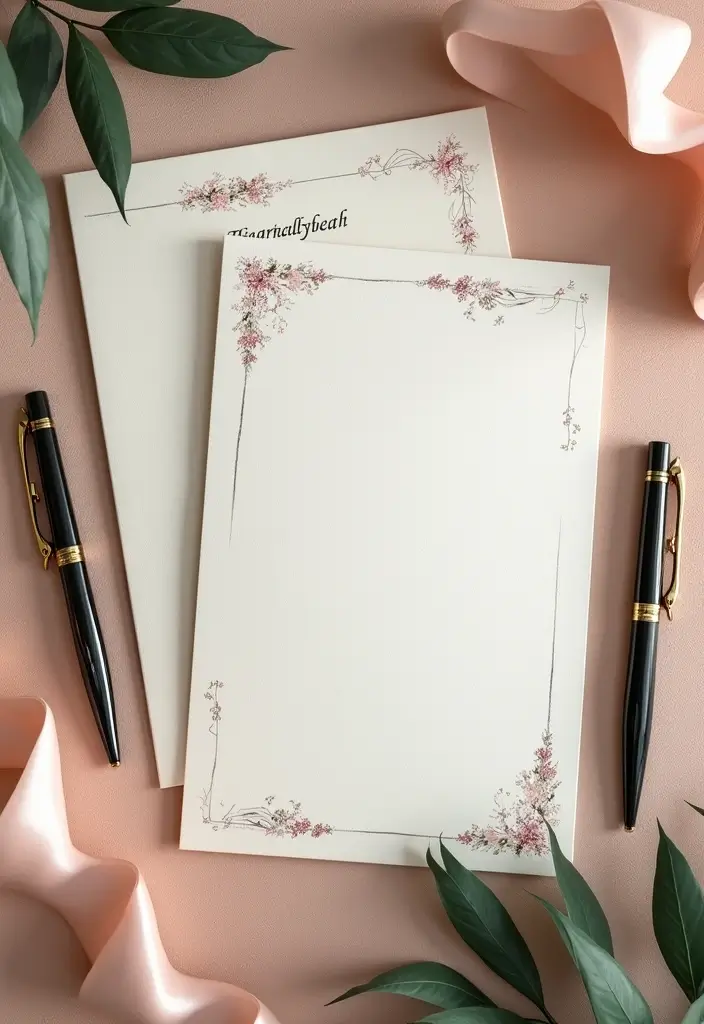 28 Birthday Craft Ideas That Make Presents Extra Special - 18. Personalized Stationery Sets