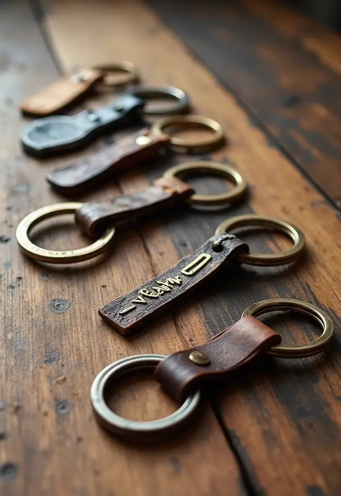 28 Birthday Craft Ideas That Make Presents Extra Special - 20. Customized Keychains