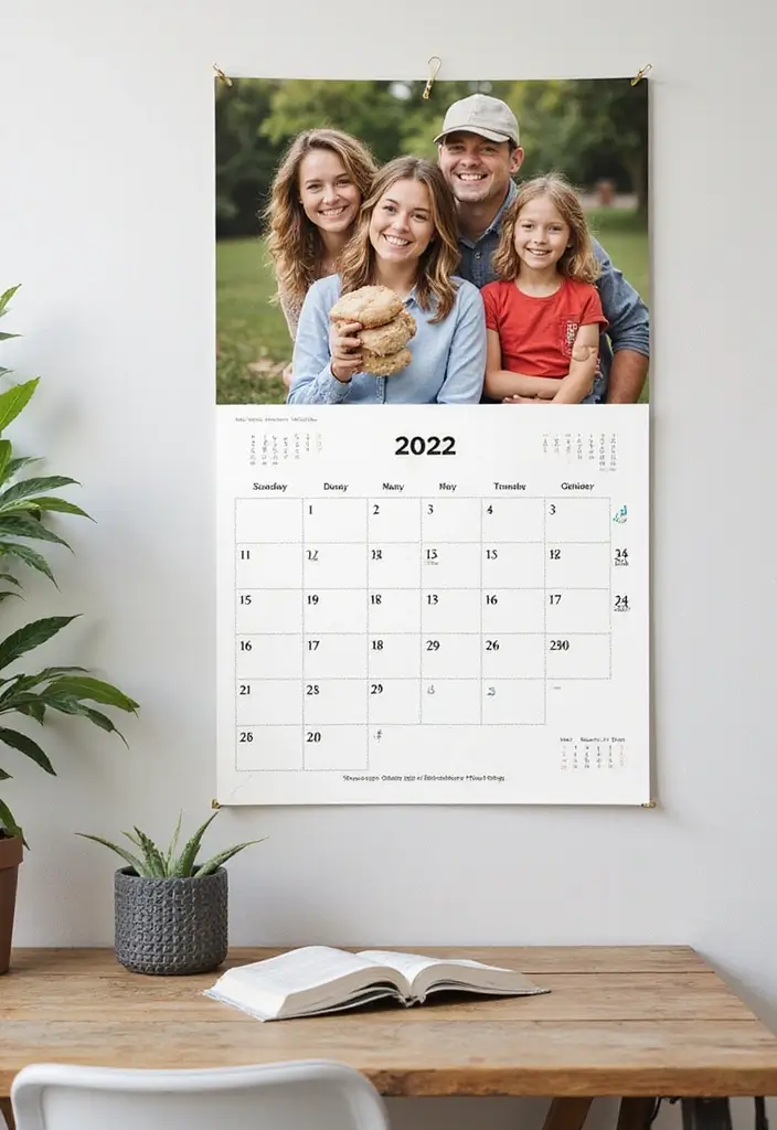 28 Birthday Craft Ideas That Make Presents Extra Special - 23. Personalized Family Calendars