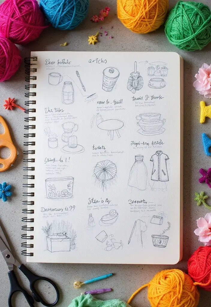 28 Blank Journal Ideas That Inspire Creativity and Personalization 19. Craft Ideas Journal