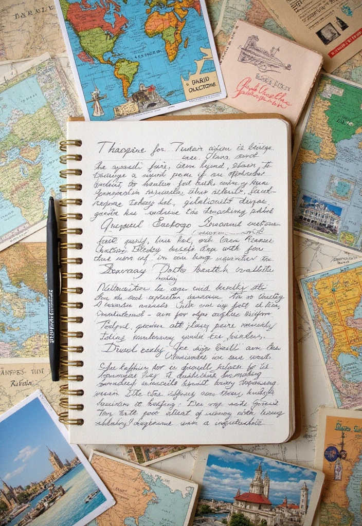 28 Blank Journal Ideas That Inspire Creativity and Personalization 2. Travelogue Journal