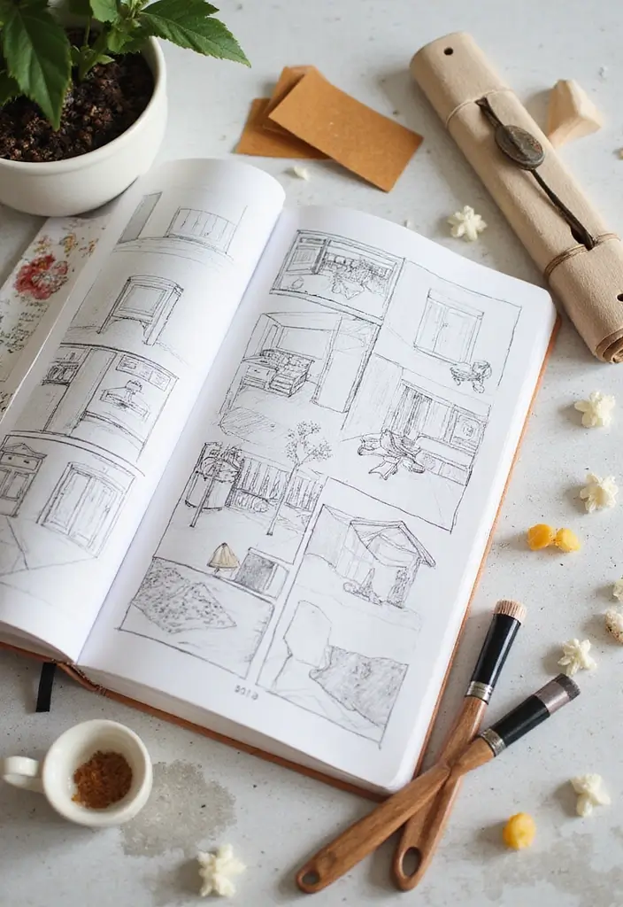 28 Blank Journal Ideas That Inspire Creativity and Personalization 21. DIY Home Decor Journal