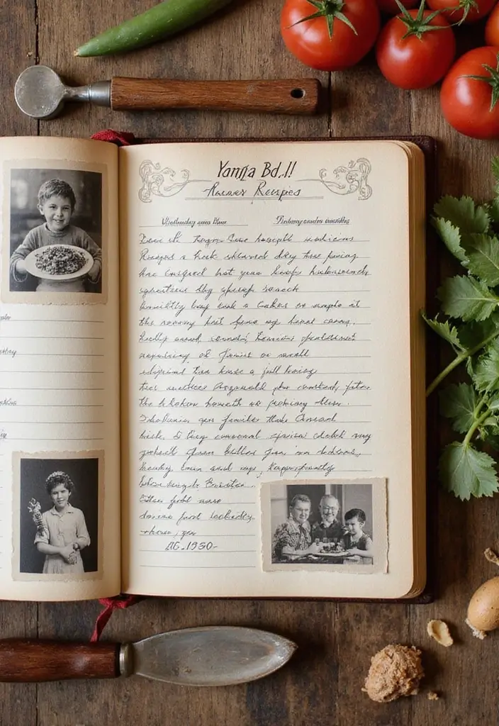 28 Blank Journal Ideas That Inspire Creativity and Personalization 22. Family Recipe Keepsake Journal