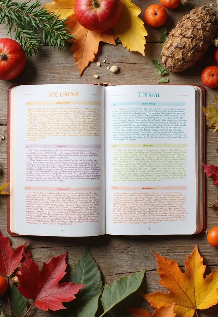 28 Blank Journal Ideas That Inspire Creativity and Personalization 23. Seasonal Journal