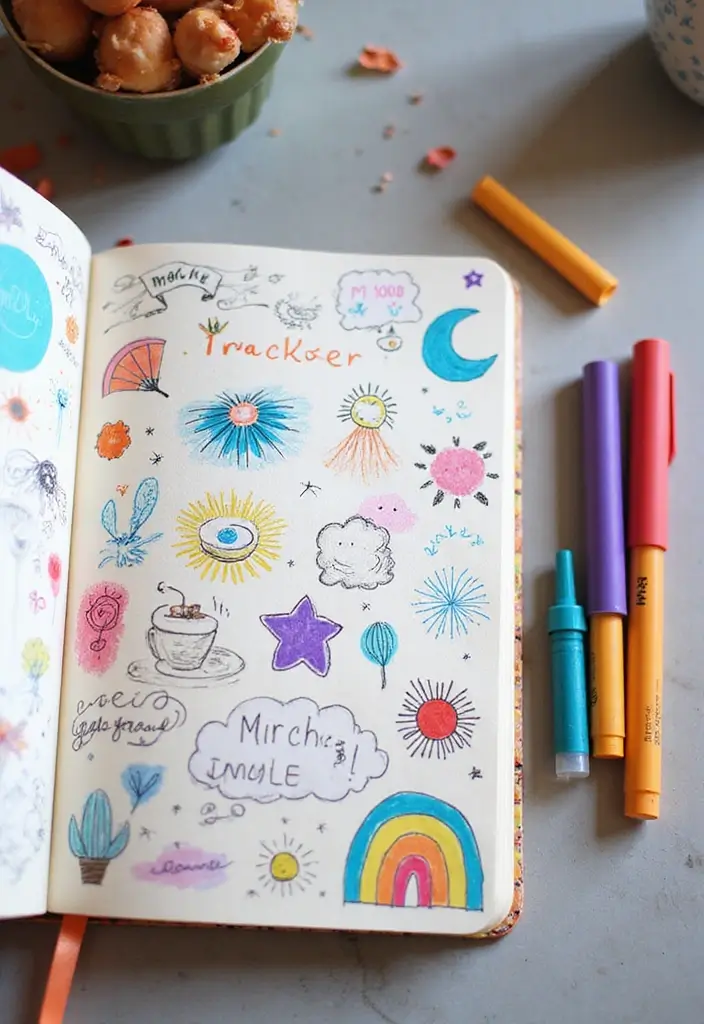 28 Blank Journal Ideas That Inspire Creativity and Personalization 4. Mood Tracker Journal