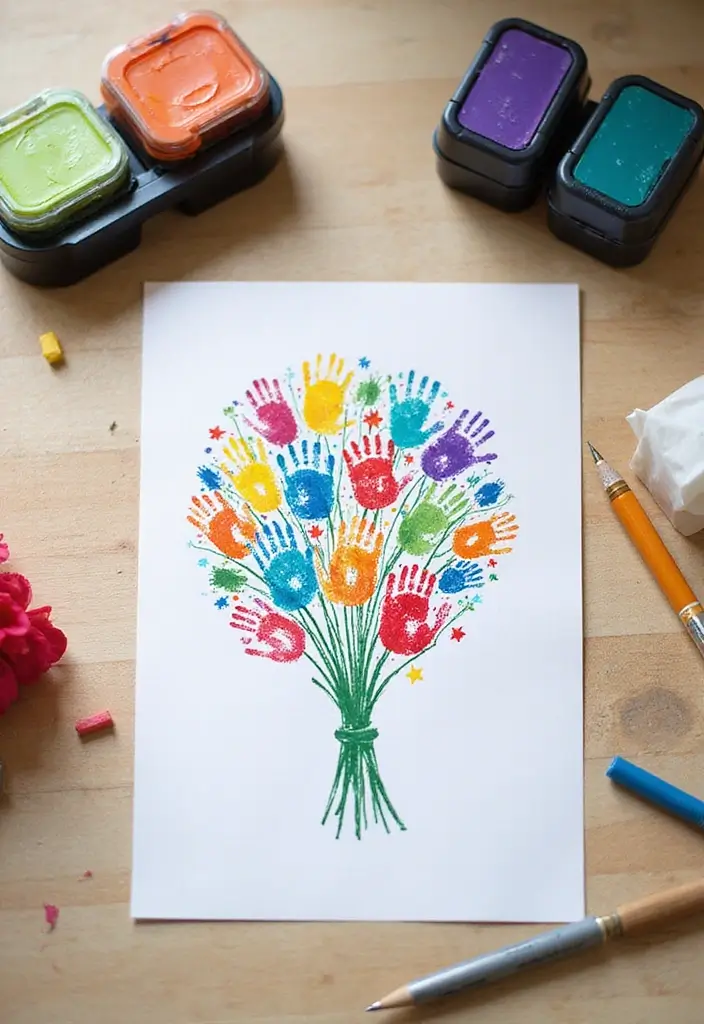 28 Card Craft Ideas That Make Handmade Greeting Cards Special - 11. Fingerprint Art Cards