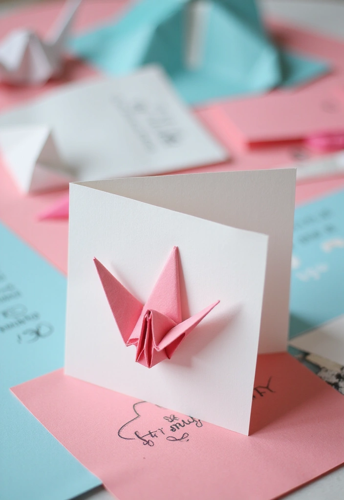 28 Card Craft Ideas That Make Handmade Greeting Cards Special - 15. Origami Cards for a Surprise