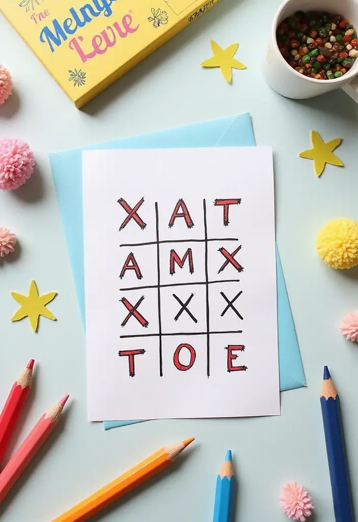 28 Card Craft Ideas That Make Handmade Greeting Cards Special - 20. Greeting Cards with Game Elements